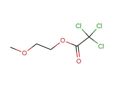 Molecular Structure of 35449-34-4 (2-methoxyethyl 2,2,2-trichloroacetate)