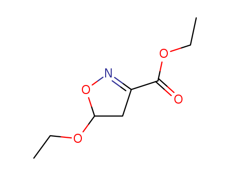 3-Isoxazolecarboxylic acid, 5-ethoxy-4,5-dihydro-, ethyl ester