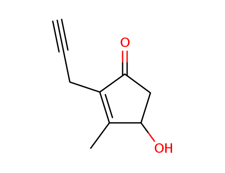 4-HYDROXY-3-METHYL-2-(2-PROPYNYL)-2-CYCLOPENTENE-1-ONECAS