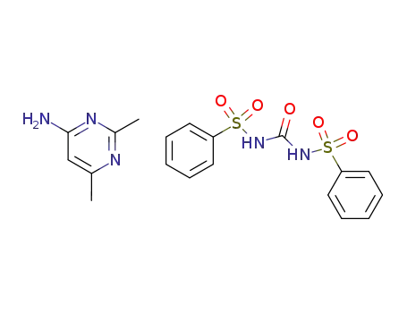 C<sub>13</sub>H<sub>12</sub>N<sub>2</sub>O<sub>5</sub>S<sub>2</sub>*C<sub>6</sub>H<sub>9</sub>N<sub>3</sub>