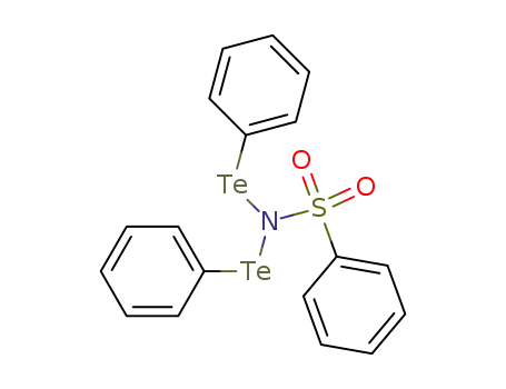 Benzenesulfonamide, N,N-bis(phenyltelluro)-