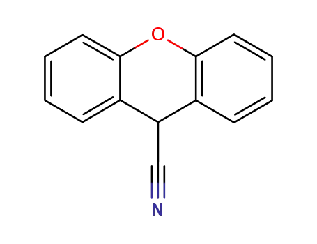 Molecular Structure of 85554-24-1 (XANTHENE-9-CARBONITRILE)