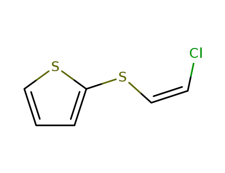 Molecular Structure of 74121-39-4 (cis-2-thienyl β-chlorovinyl sulfide)