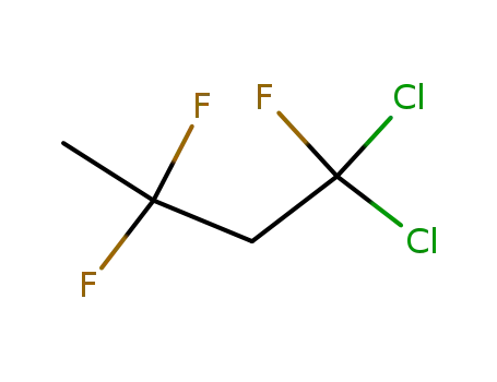Molecular Structure of 406-56-4 (Butane, 1,1-dichloro-1,3,3-trifluoro-)