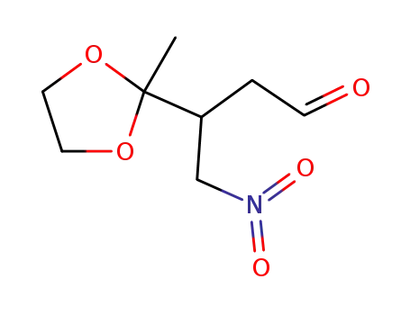 1,3-Dioxolane-2-propanal, 2-methyl-b-(nitromethyl)-