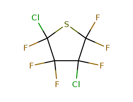 Molecular Structure of 34994-73-5 (2,4-dichlorohexafluorothiolane)