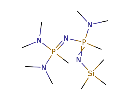Molecular Structure of 82181-79-1 (C<sub>11</sub>H<sub>33</sub>N<sub>5</sub>P<sub>2</sub>Si)