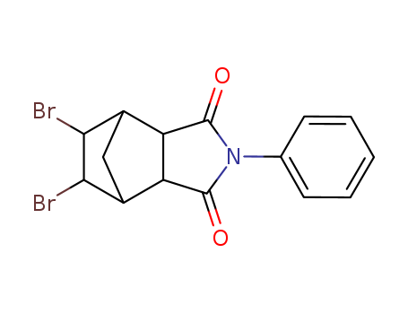 4,7-Methano-1H-isoindole-1,3(2H)-dione,5,6-dibromohexahydro-2-phenyl-