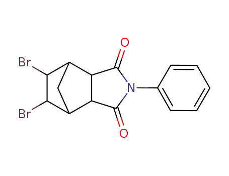 4,7-Methano-1H-isoindole-1,3(2H)-dione, 5,6-dibromohexahydro-2-phenyl-
