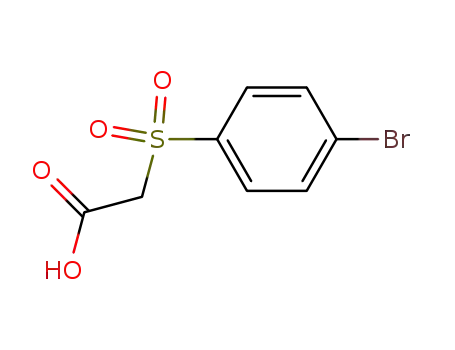 Molecular Structure of 3406-73-3 (Acetic acid, [(4-bromophenyl)sulfonyl]-)