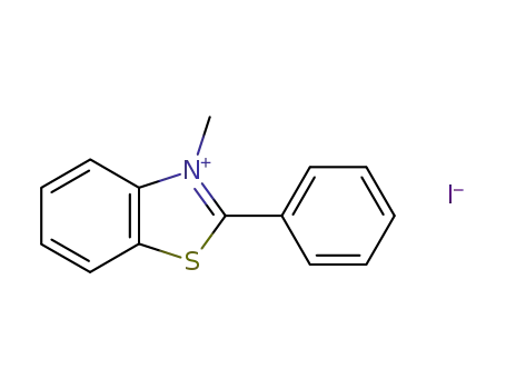 Benzothiazolium, 3-methyl-2-phenyl-, iodide