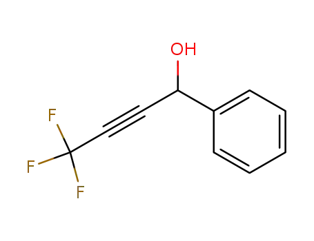 Molecular Structure of 149846-93-5 (1-phenyl-4,4,4-trifluorobut-2-yn-1-ol)