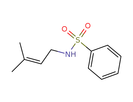 N-(3-methylbut-2-en-1-yl)benzenesulfonamide