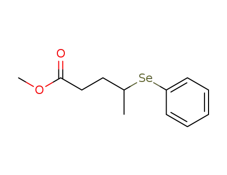 Molecular Structure of 74785-94-7 (methyl 4-phenylselenylpentanoate)