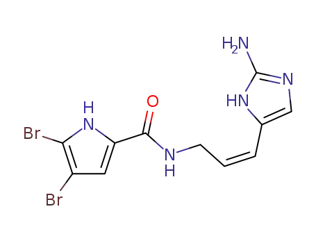 Molecular Structure of 269064-68-8 ((Z)-oroidin)