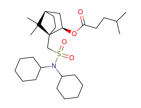 <(2S,2R)-10-(N,N-dicyclohexylaminosulfonyl)born-2-yl> 4-methylvalerate
