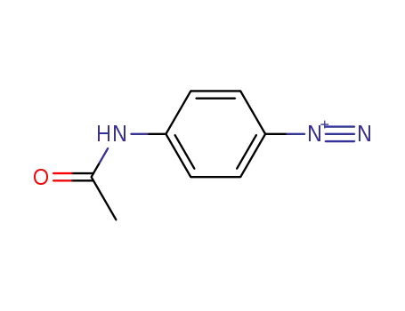 Benzenediazonium, 4-(acetylamino)-