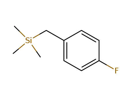 Molecular Structure of 706-25-2 ((4-Fluorophenyl)Methyl-Trimethylsilane)
