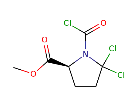 L-5,5-dichloro-1-(chlorocarbonyl)proline methyl ester