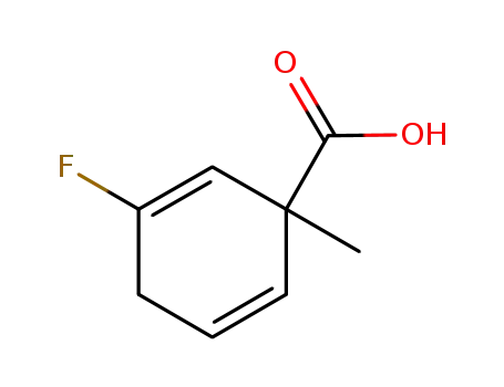 Molecular Structure of 1202873-16-2 (3-fluoro-1-methyl-2,5-cyclohexadiene-1-carboxylic acid)