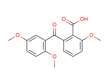 Benzoic acid, 2-(2,5-dimethoxybenzoyl)-6-methoxy-