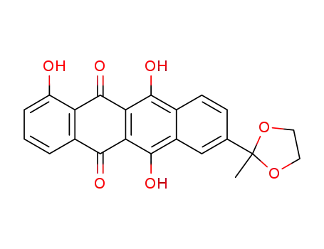 5,12-Naphthacenedione,
1,6,11-trihydroxy-8-(2-methyl-1,3-dioxolan-2-yl)-