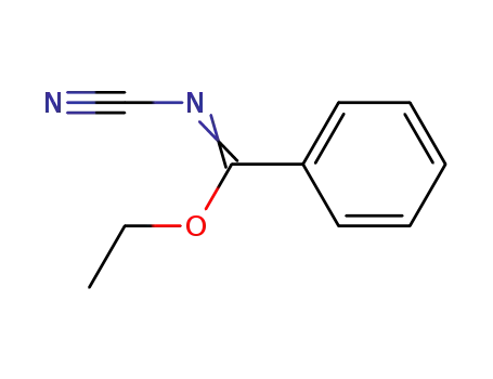 Benzenecarboximidic acid, N-cyano-, ethyl ester