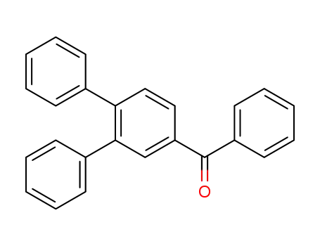 Molecular Structure of 412028-14-9 (phenyl([1,1';2',1]terphenyl-4'-yl)methanone)