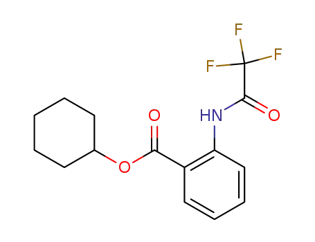 2-(2,2,2-trifluoro-acetylamino)-benzoic acid cyclohexyl ester