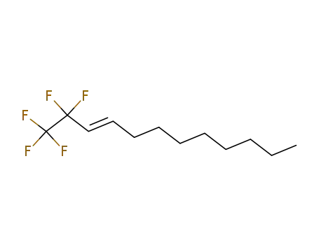 Molecular Structure of 114031-23-1 (3-Dodecene, 1,1,1,2,2-pentafluoro-, (E)-)