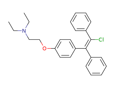 Ethanamine,2-[4-[(1E)-2-chloro-1,2-diphenylethenyl]phenoxy]-N,N-diethyl-