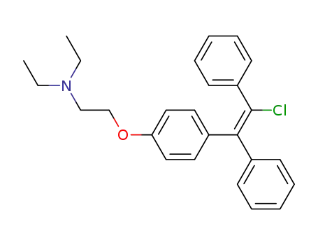 Molecular Structure of 15690-57-0 (TRANS-CLOMIPHENE HCL)