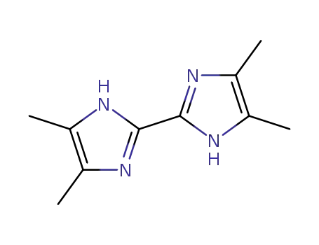 Molecular Structure of 69286-06-2 (2,2'-BIS(4,5-DIMETHYLIMIDAZOLE))