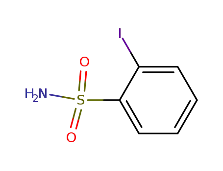Molecular Structure of 53730-99-7 (2-IODOBENZENE-1-SULFONAMIDE, 95%+)