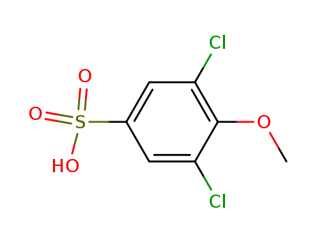 Molecular Structure of 118795-79-2 (2,6-dichloroanisole-4-sulfonic acid)