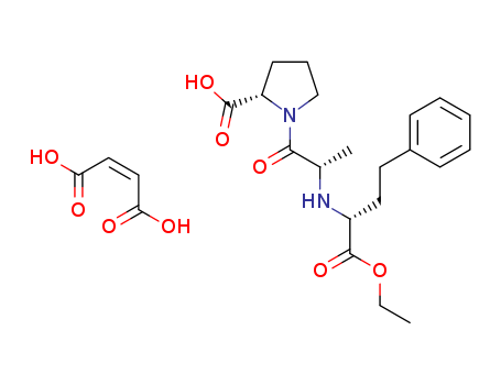 (S)-1-[N-[1-(ethoxycarbonyl)-3-phenylpropyl]-L-alanyl]-L-proline maleate