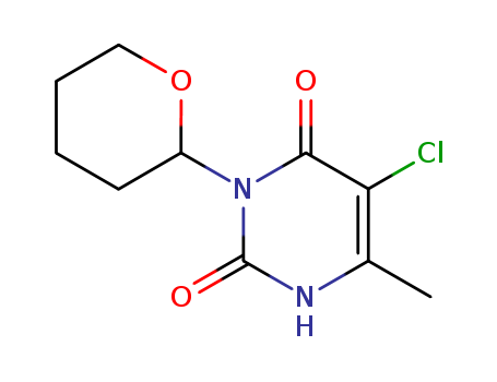 2,4(1H,3H)-Pyrimidinedione,5-chloro-6- methyl-3-(tetrahydro-2H-pyran-2-yl)-