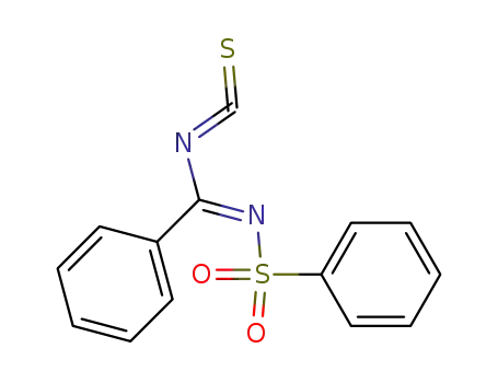 Benzenecarboximidoyl isothiocyanate, N-(phenylsulfonyl)-