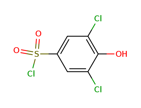 3,5-Dichloro-4-hydroxybenzenesulfonyl chloride 13432-81-0