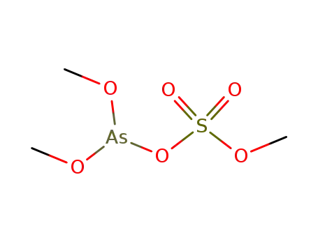 Molecular Structure of 80398-42-1 (dimethoxyarsenic methyl sulfate)
