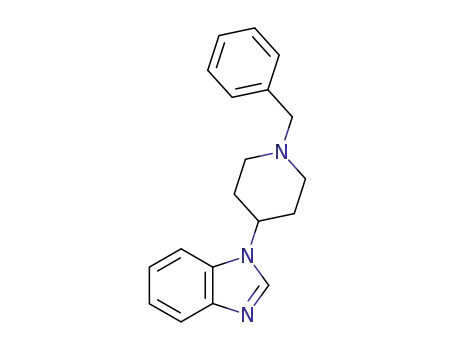 Molecular Structure of 84176-75-0 (1-[1-(phenylmethyl)-4-piperidinyl]-1H-benzimidazole)