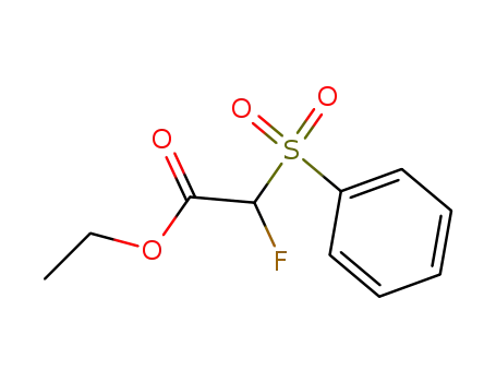 Molecular Structure of 20808-13-3 (ethyl 2-fluoro-2-(phenylsulfonyl)acetate)