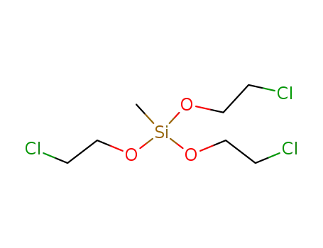 Molecular Structure of 6711-45-1 (tris(2-chloroethoxy)methylsilane)