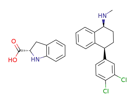 Molecular Structure of 880872-40-2 (C<sub>9</sub>H<sub>9</sub>NO<sub>2</sub>*C<sub>17</sub>H<sub>17</sub>Cl<sub>2</sub>N)