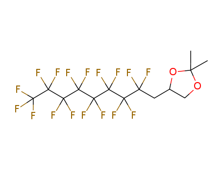 1,3-Dioxolane,4-(2,2,3,3,4,4,5,5,6,6,7,7,8,8,9,9,9-heptadecafluorononyl)-2,2-dimethyl-