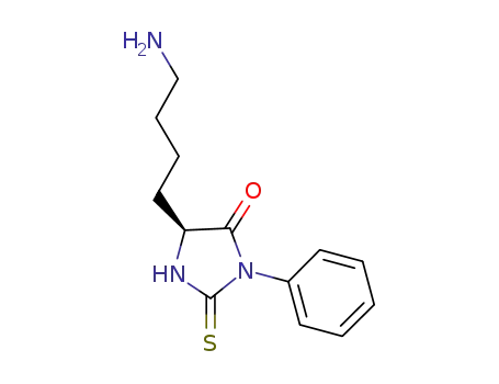 4-Imidazolidinone, 5-(4-aminobutyl)-3-phenyl-2-thioxo-, (S)-