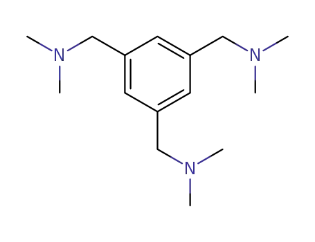 Molecular Structure of 23539-76-6 (benzene-1,3,5-triyltris(N,N-dimethylmethanamine))