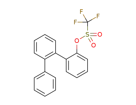 Molecular Structure of 1338363-01-1 ([1,1':2',1-terphenyl]-2-yl trifluoromethanesulfonate)