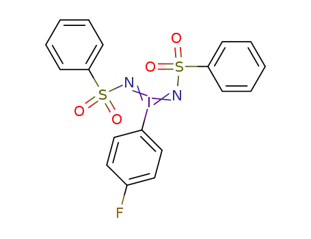 4-<bis(phenylsulfonylimino)iodo>fluorobenzene