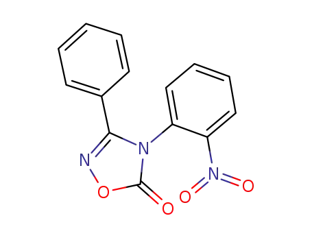 Molecular Structure of 72602-70-1 (4-(2-nitrophenyl)-3-phenyl-1,2,4-oxadiazol-5-one)
